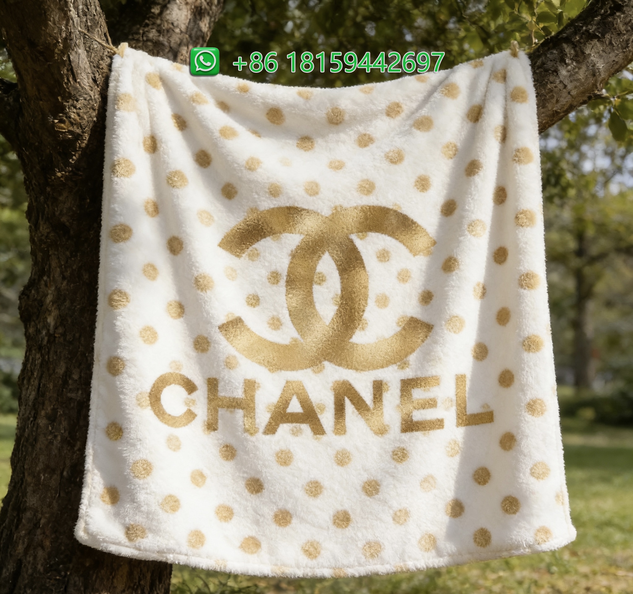 Chanel Throw Blankets